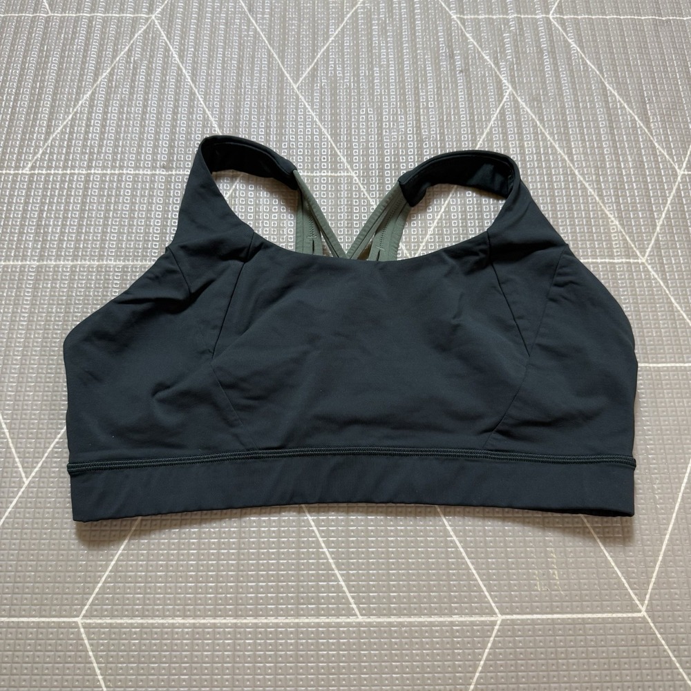 Lululemon Free to Be Elevated Bra *Light Support DD/E Cups 14 Green LW2BVAS